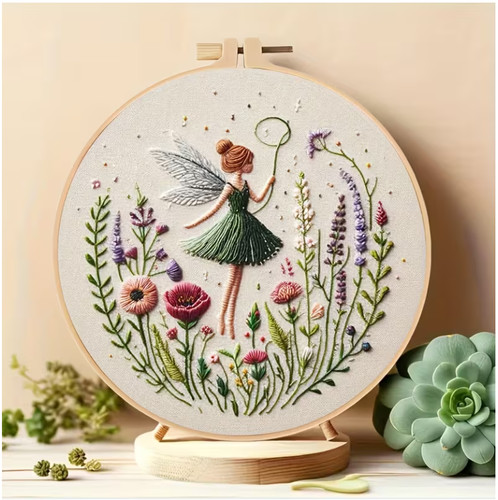 Embroidery hoop kit 20cm - hoop,