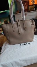 Furla Net Tote Bag 24 S Greige