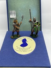 toy soldier 1/34 lead Viking And Saxon Soldier , 54mm Waterloo House Miniatures