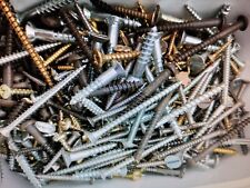 MIXED MULTI PURPOSE POZI AND SLOTTED WOOD SCREWS Qty Aprox 1kg