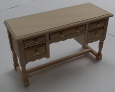1 /12 scale Dolls House Furniture  Plain Wood Dressing Table  BEF109
