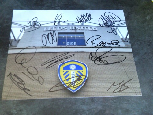 Multi signed leeds united club - leeds,