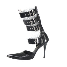 Gothic Punk Buckle Heels Y2K