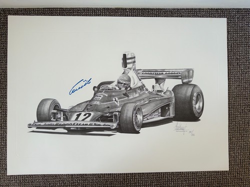 Niki lauda hand - hand, signed