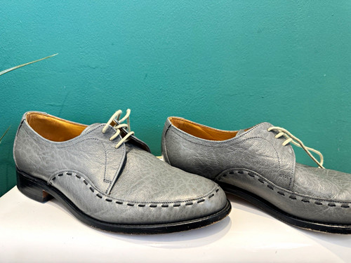 Loake men grey leather - grey,