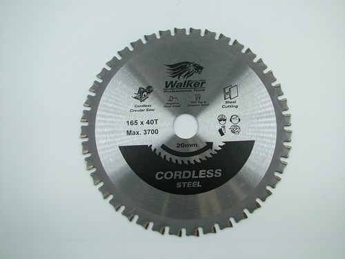 Cordless saw blade 165mm metal