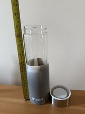  Smash Glass Water Bottle with Silicone  600 Ml