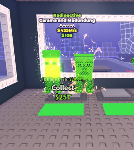 Radioactive garama and - garama,