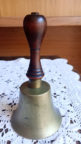Antique school hand held brass - school,