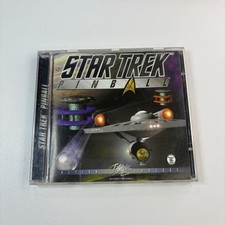 Rare Vintage Star Trek Pinball Cd Rom 1997 PC Game With Manual - Windows 95