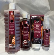 Avon Spiced Plum Bubble Bath 500ml Shower Gel 250ml Body Lotion 200ml Mist 100ml