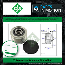 Overrunning Alternator Pulley fits IVECO DAILY 3.0D 1999 on Clutch INA 42576384