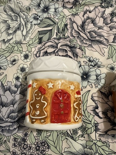Gingerbread house cookie jar - cookie,