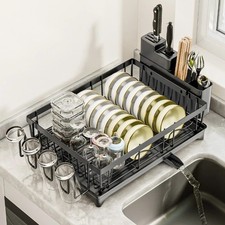 Kitchen Dish Drainer Rack with
