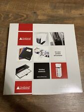 Unibind 25200LS24BA Steel Crystal Black 24 MM Covers 50pcs 190-220p Binding Solu