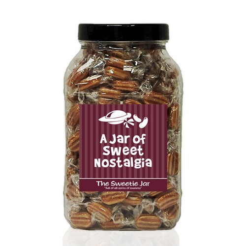 Mint humbugs sweets jars - sweets,
