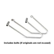 2007-2017 HARLEY FLSTF FAT BOY : Chrome Saddlebag Support Brackets Kit: P824904