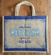 Tesco 100% Jute Reusable Shopping Bag (New)