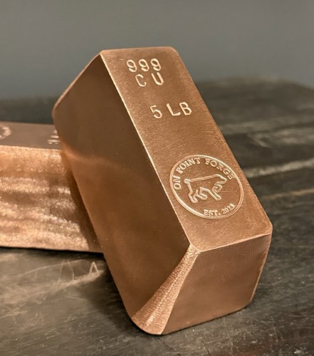 999 copper bar - |, hand