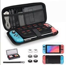 75% LIQUIDATION!! Black innoAura CaseFor Nintendo Switch 16 Case WithAccessories