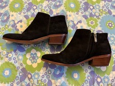 Sam Edelman Black Suede Boots US9 UK6.5 Great Condition Worn Once