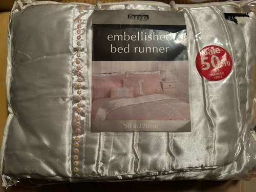 Dunelm embellished bed - embellished,