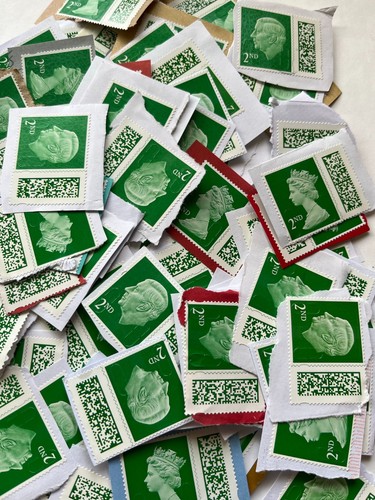 100 2nd class stamps - class, unfranked