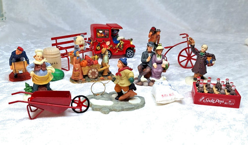 Christmas village accessories - christmas,