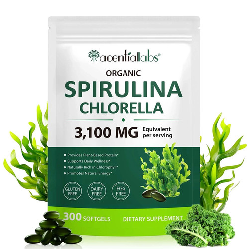 Spirulina chlorella 3100mg - &,