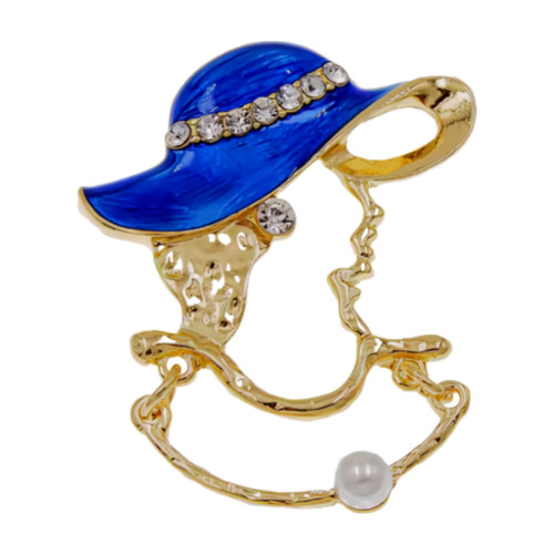 Beautiful antique lady blue - beautiful,
