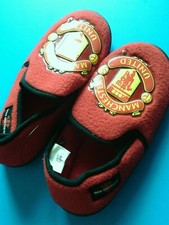 New Infants Slippers Official Manchester United Football Club UK C4/5 (EU 21/22)