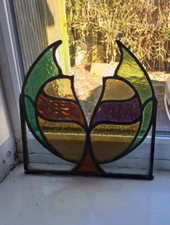 1930s stained glass - , window