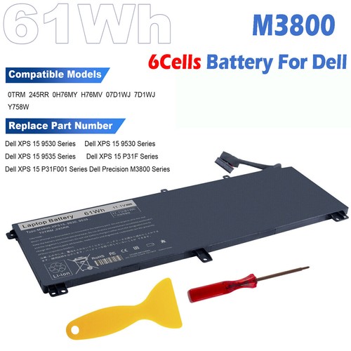 61wh battery for dell - dell, 13