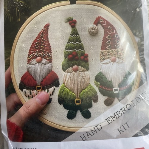 Embroidery kit gnomes - embroidery,