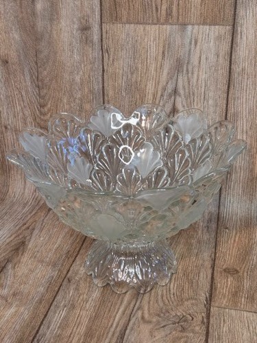 Vintage frosted clear - clear, cut