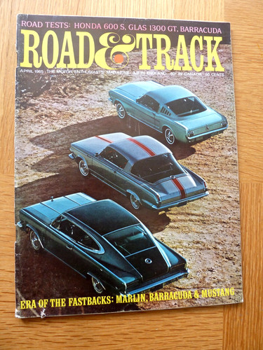 Road and track magazine - road,