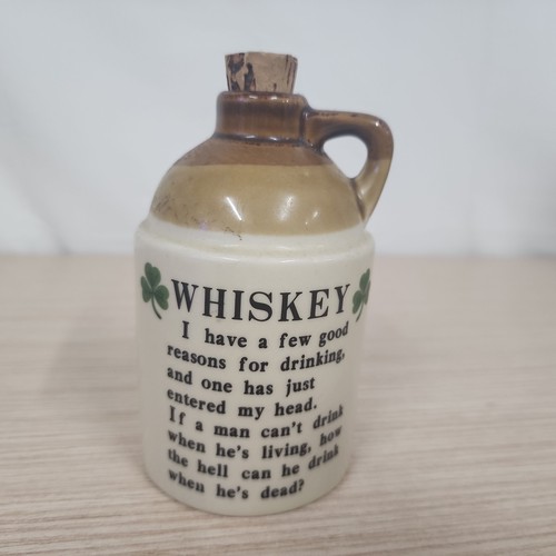 Vintage irish whiskey pottery - vintage,