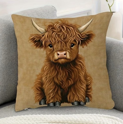 Cute scottish highland cow - scottish,