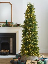 6ft Newburgh Mixed Tips Slim Pre Lit Christmas Tree