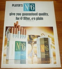 1969 VINTAGE LARGE AD PLAYERS