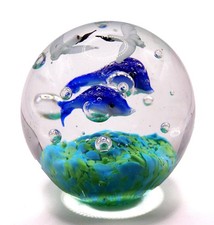 Vintage Glass Paperweight
