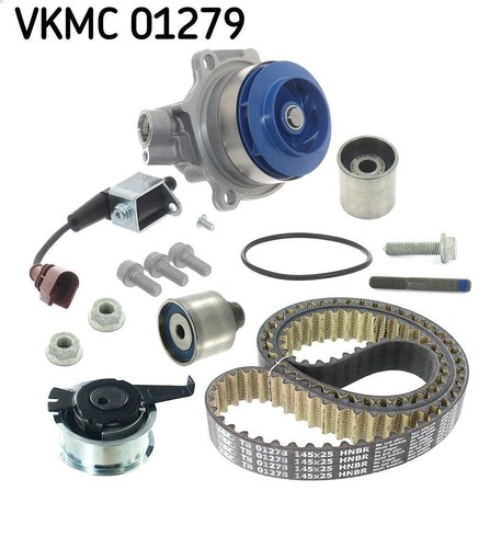 Water pump timing belt kit - pump,