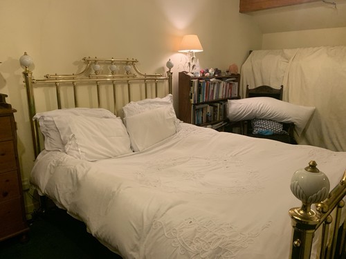 Brass bed frame queen size - frame,