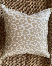 Schumacher Leopard/Animal Print Cushion Covers X 2