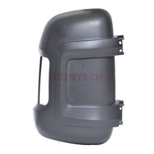FIAT DUCATO PEUGEOT BOXER CITROEN RELAY LONG ARM MIRROR COVER BLACK RIGHT O/S