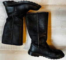 UGG black tall  leather