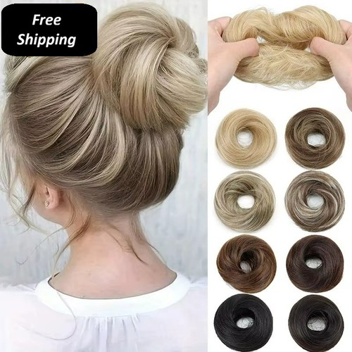 Messy bun hair piece - hair,