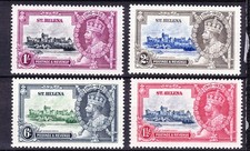 St. Helena-1935 KGV Silver