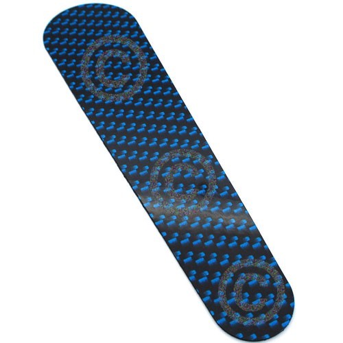 Blue carbon fiber dash - fiber",