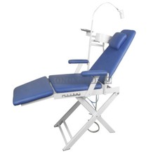 NEW Portable Dental Mobile Chair + LED Surgical Light + Tray + Waste Basin   #A7